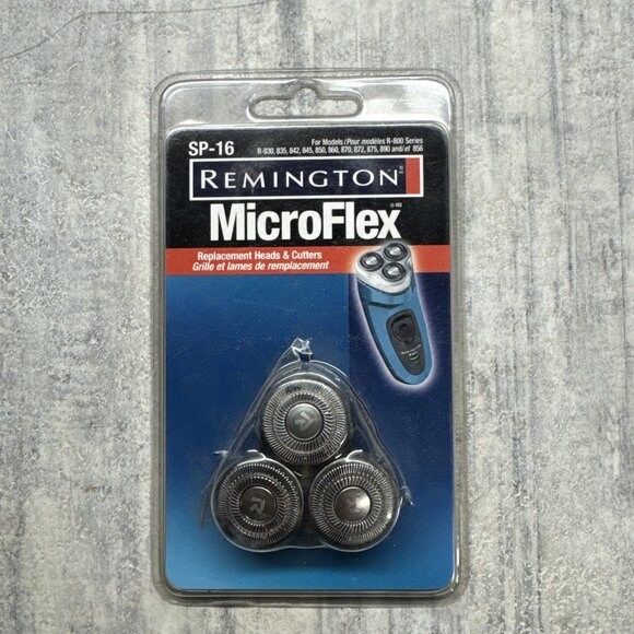 Remington MicroFlex Replacement Heads and Cutters SP-16 NOS Open Box New - Picture 1 of 7